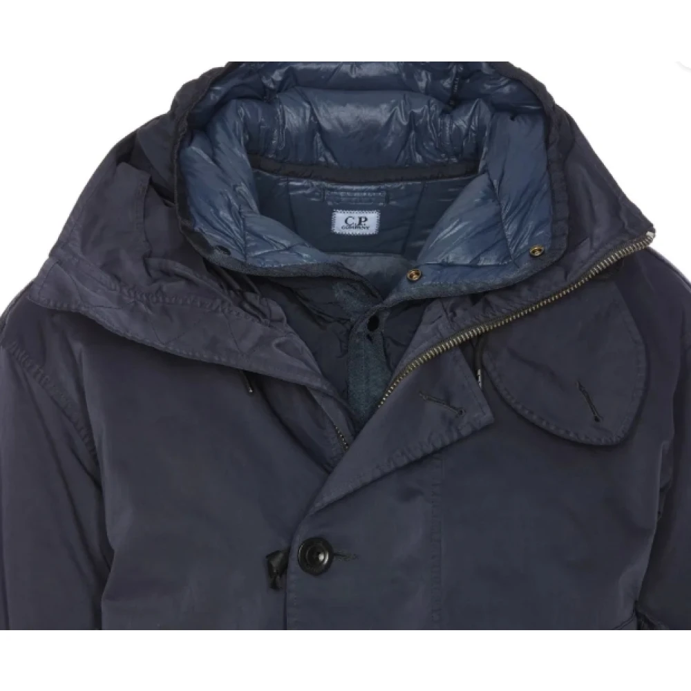 C.P. Company Blauwe Jassen voor Mannen Blue Heren