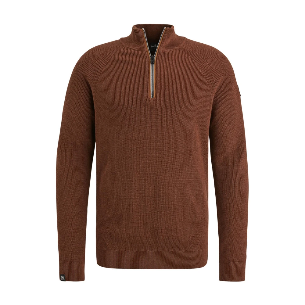 Vanguard Half Zip Pullover Gentleman's Deal Brown Heren