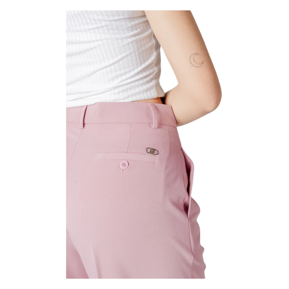 Liu Jo Elegante Palazzo Broek voor Vrouwen Pink Dames