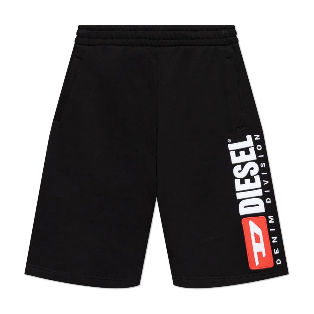 Diesel Uomo Nero Pantaloncini, Xl, New,