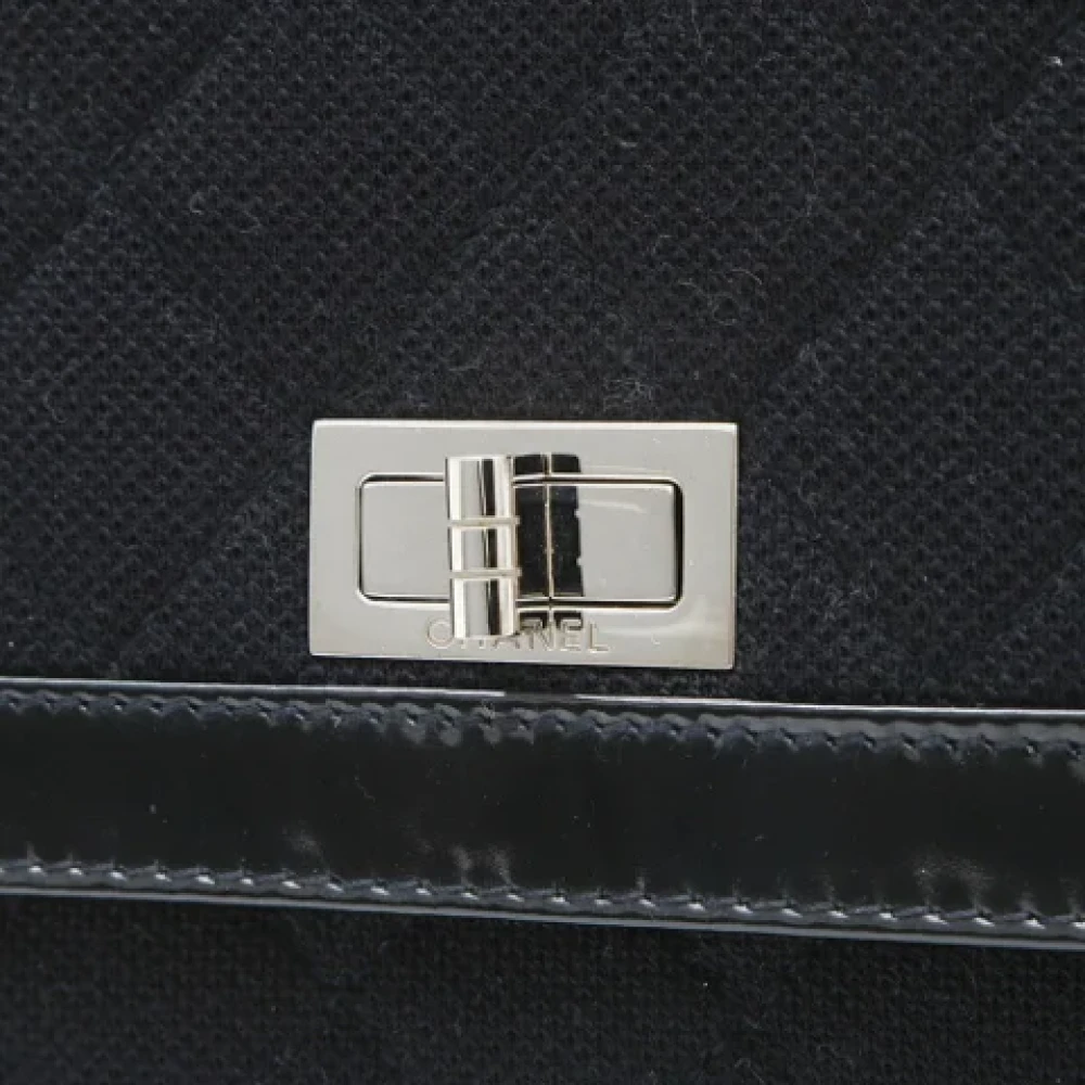 Chanel Vintage Pre-owned Leather shoulder-bags Black Dames