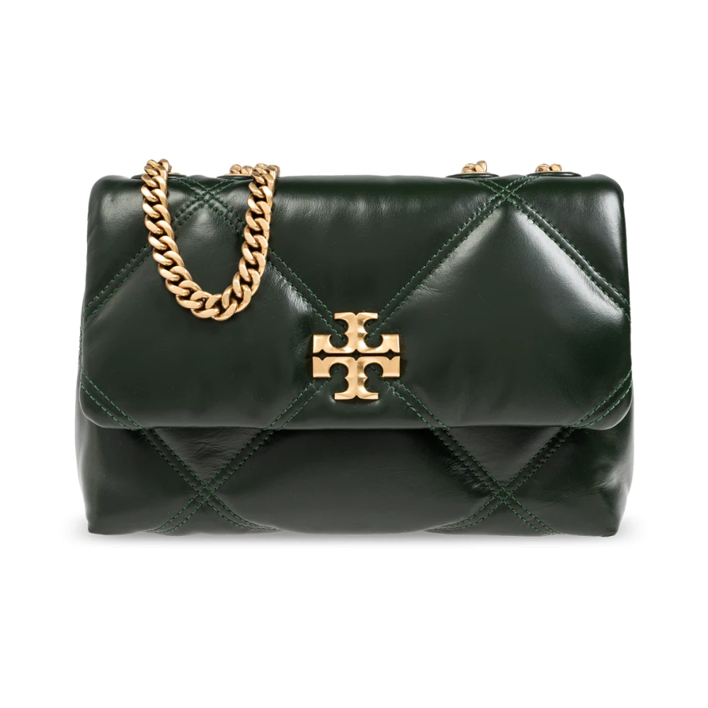 TORY BURCH Crossbody bags Kira Diamond Quilt Small Convertible Shoulder Bag in groen