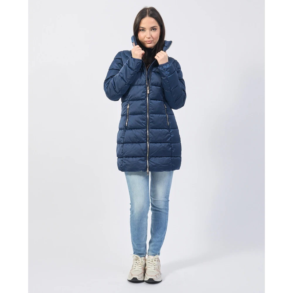 YES ZEE Blauwe Winterjas Blue Dames