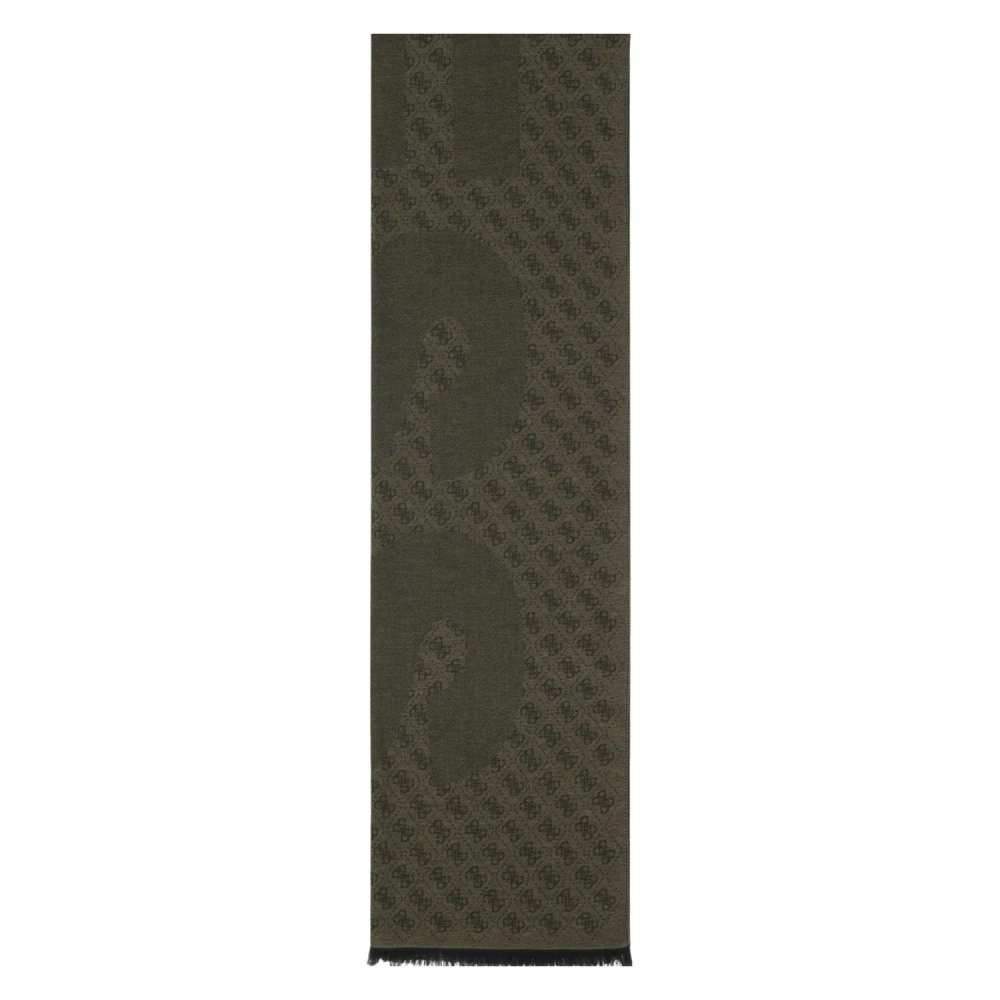 Guess Men's Green Winter Scarves, One Size, Sciarpa