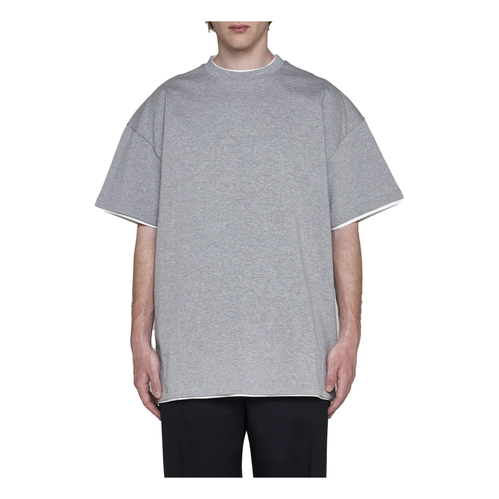 Jil Sander Stijlvolle T-shirts en Polos Gray Heren