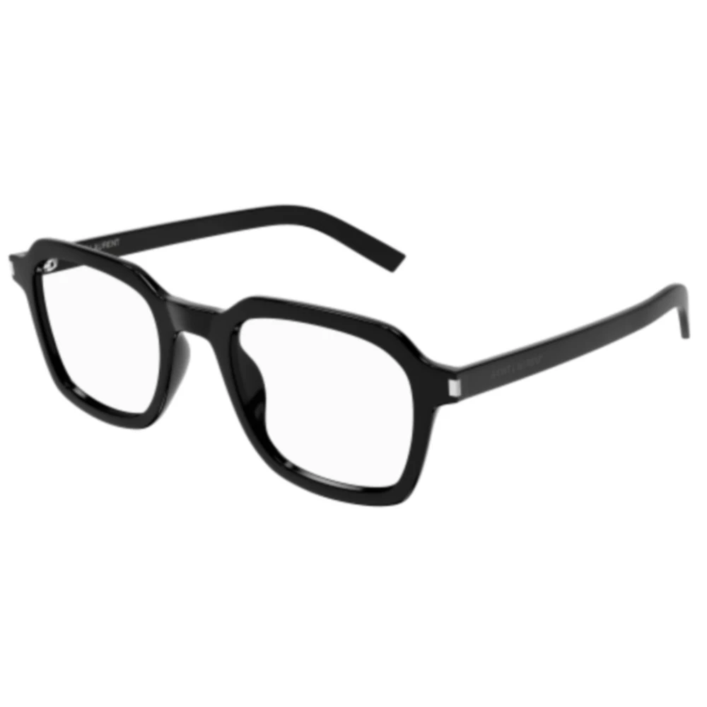 Saint Laurent Slim Optic Zwarte Zonnebril Black Unisex