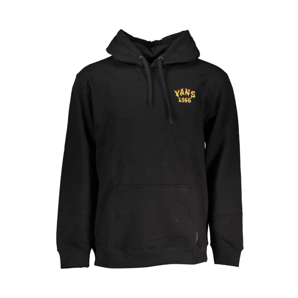 Vans Men's Black Hoodies, L, Classic Hooded Fleece Sweatshirt
