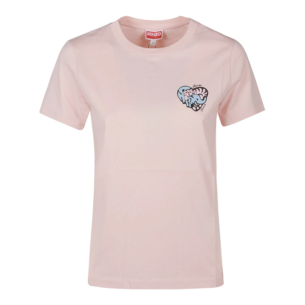 Kenzo Klassiek T-shirt Pink Dames