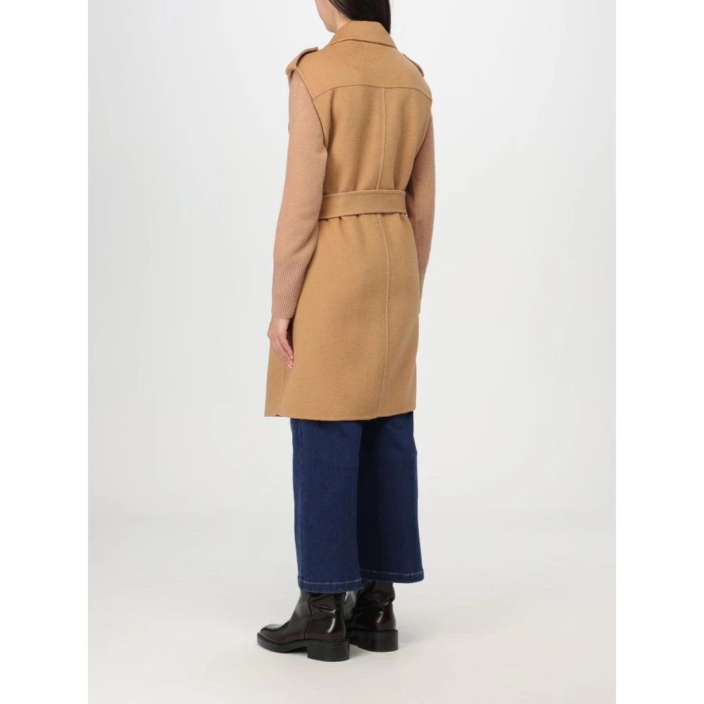 Liu Jo Wollen Vest Brown Dames