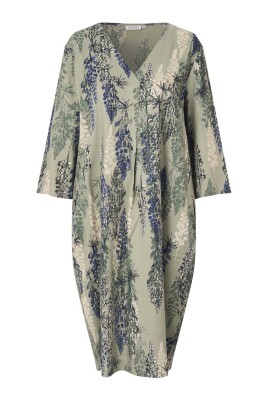robe-imprimee-avec-manches-3-4
