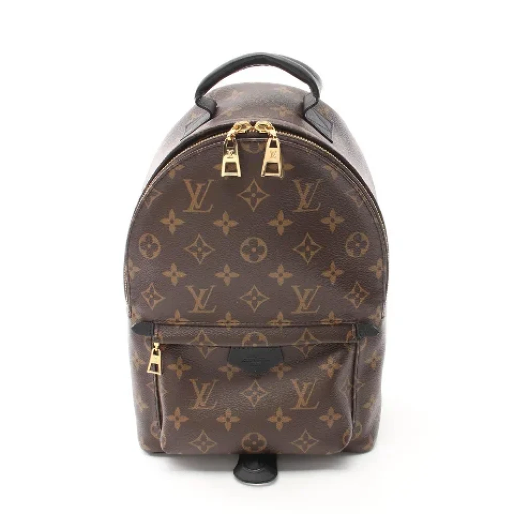 Louis Vuitton Vintage Pre-owned Canvas backpacks Brown Dames