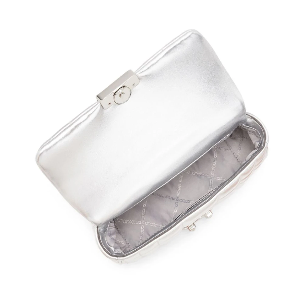 Michael Kors Zilveren Schoudertas Gray Dames