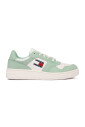 sneakers-en-cuir-vert-et-blanc