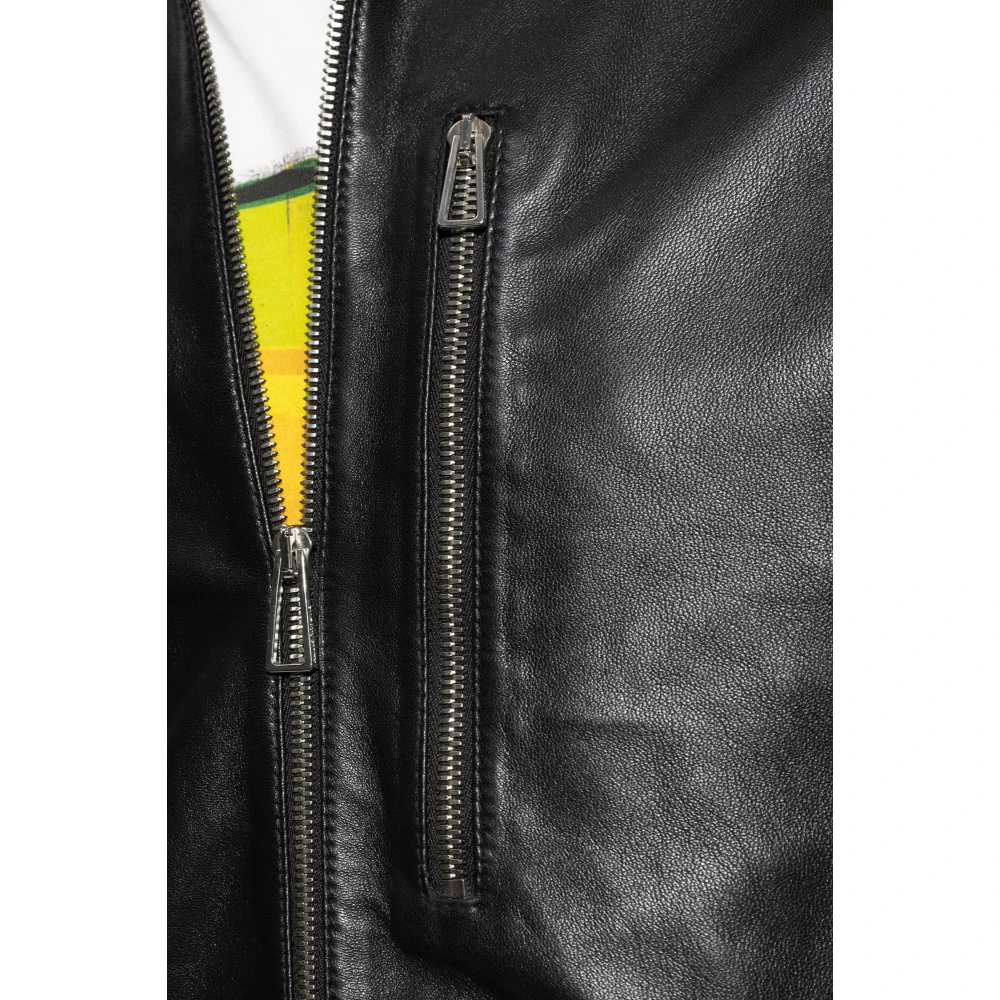 PS By Paul Smith Leren 'bomber' jack Black Heren