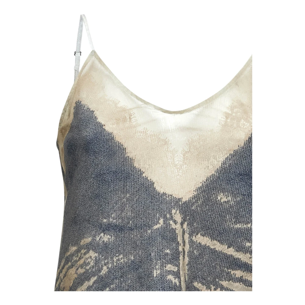 Diesel Blauwe Top voor Mannen Blue Dames