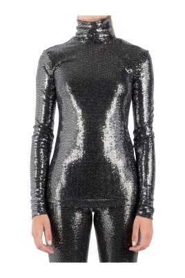 black-nylon-metal-elastane-top