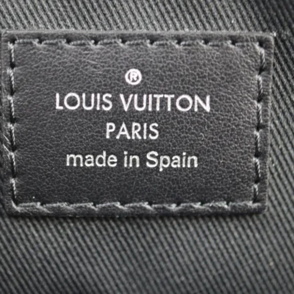 Louis Vuitton Vintage Pre-owned Canvas shoulder-bags Black Dames