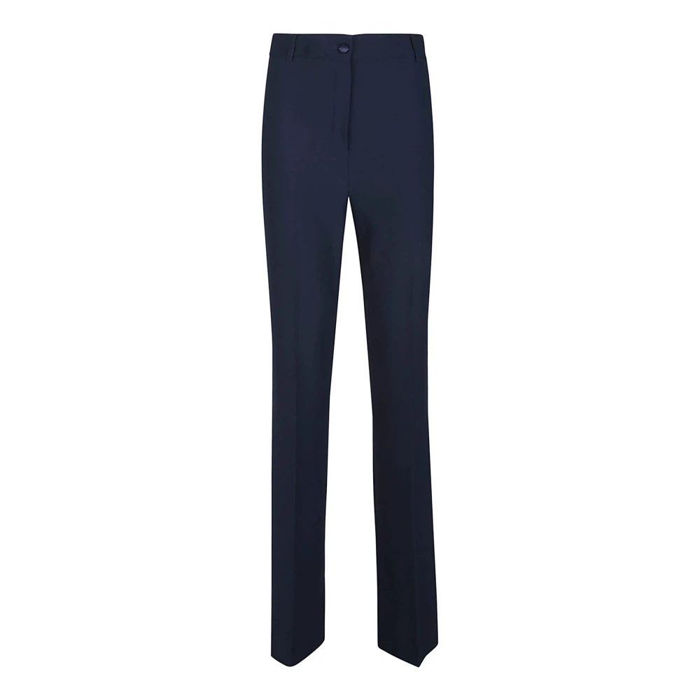 Hebe Studio Blauwe Polyesterbroek Gemaakt in Italië Blue Dames