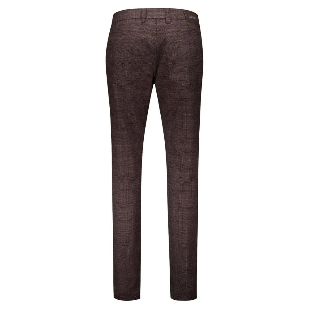 Gardeur Moderne Fit 5-Pocket Broek Bill-3 Brown Heren