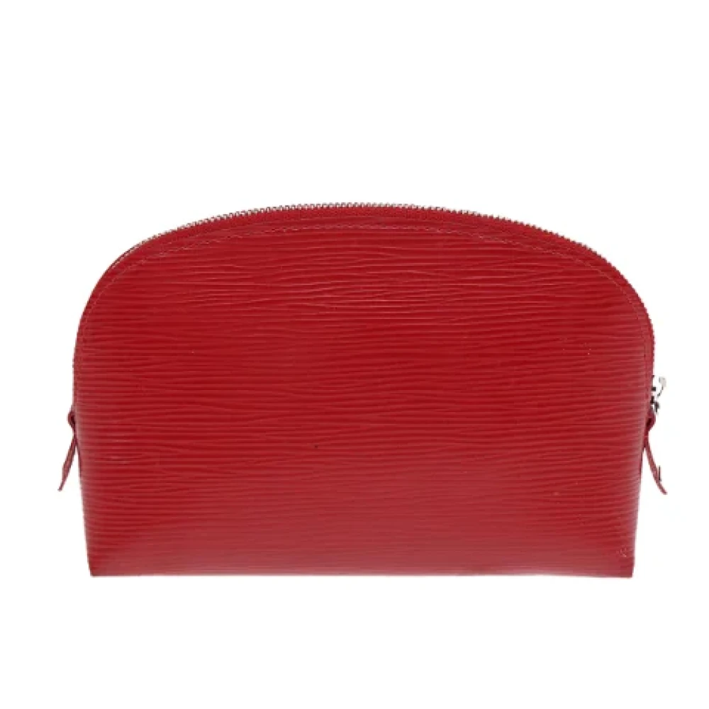 Louis Vuitton Vintage Pre-owned Leather pouches Red Dames