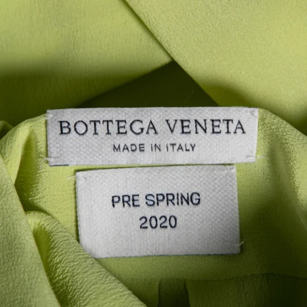 Bottega Veneta Vintage Pre-owned Silk tops Green Dames