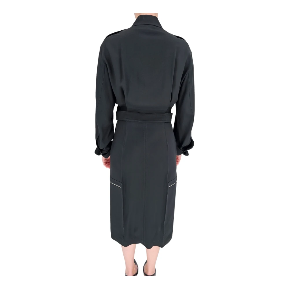 Victoria Beckham Zwarte jurk met ritssluiting Black Dames