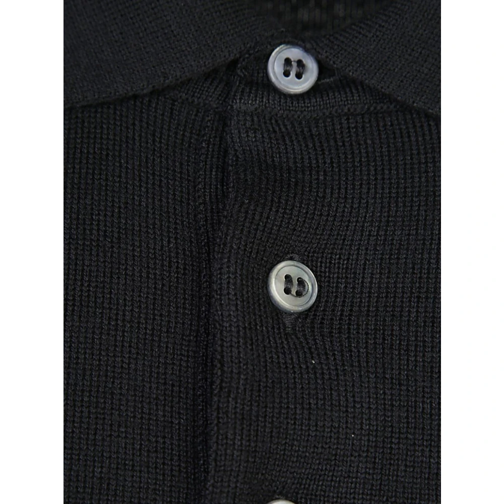 Tagliatore Zwarte T-shirts & Polo's voor mannen Black Heren