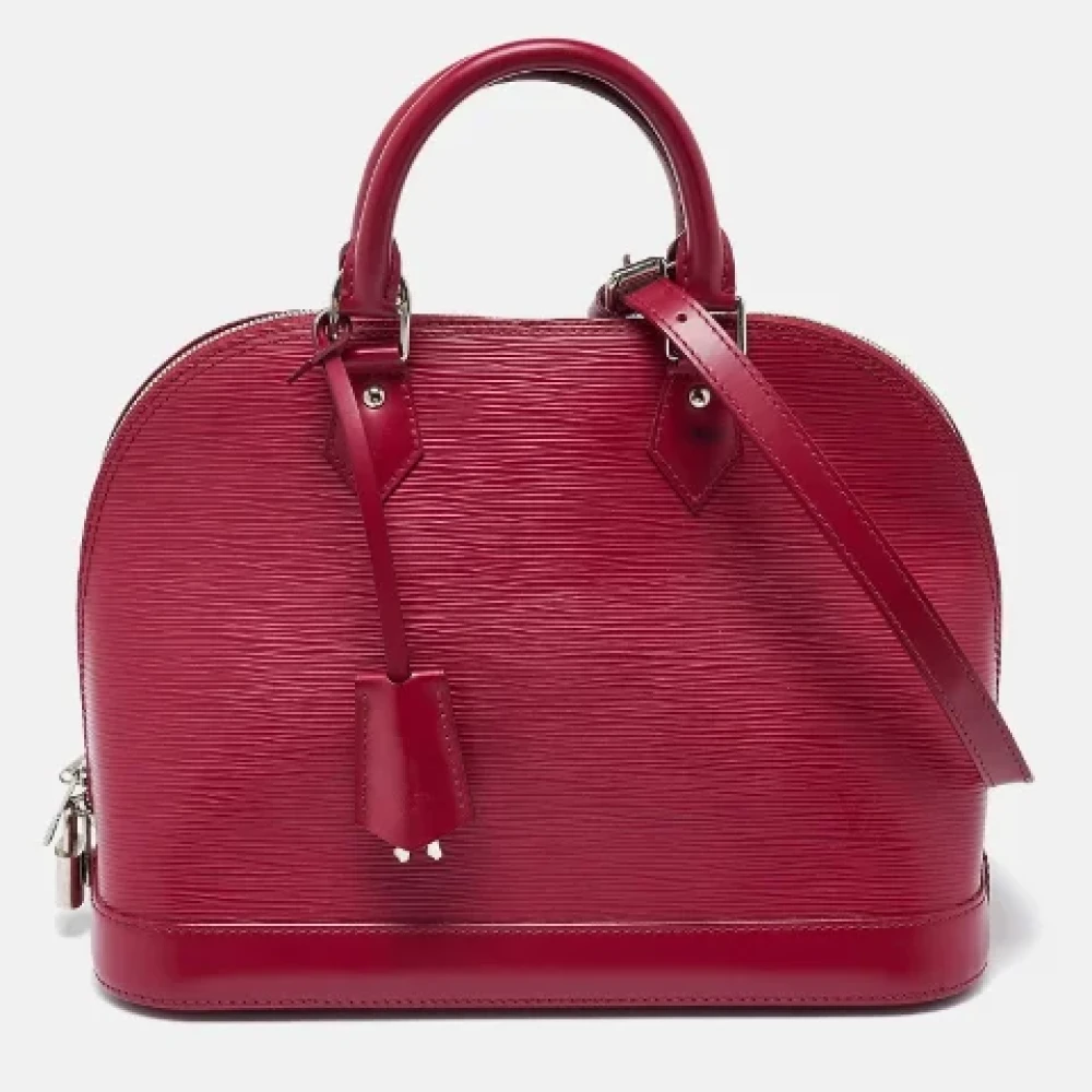 Louis Vuitton Vintage Pre-owned Fabric louis-vuitton-bags Red Dames