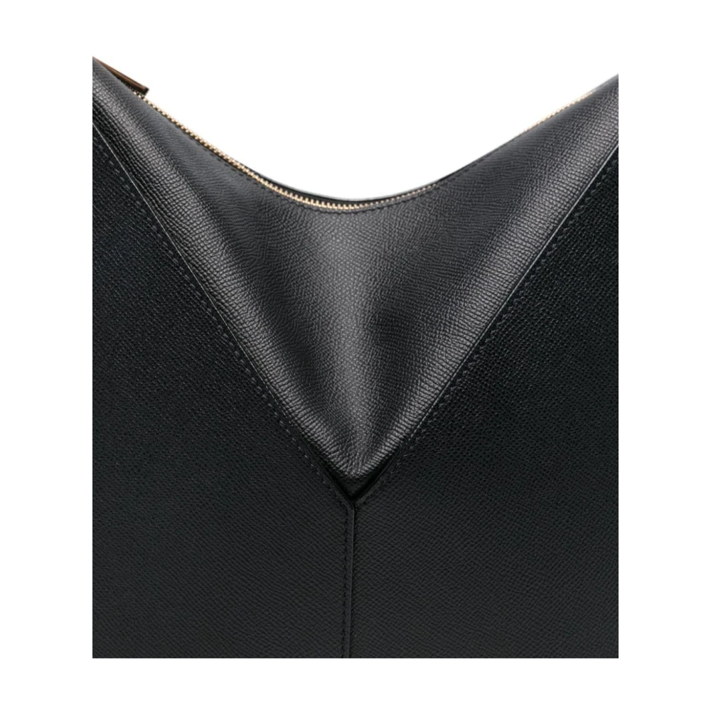 Valextra Zachte Vivi Kleine Zwarte Tas Black Dames