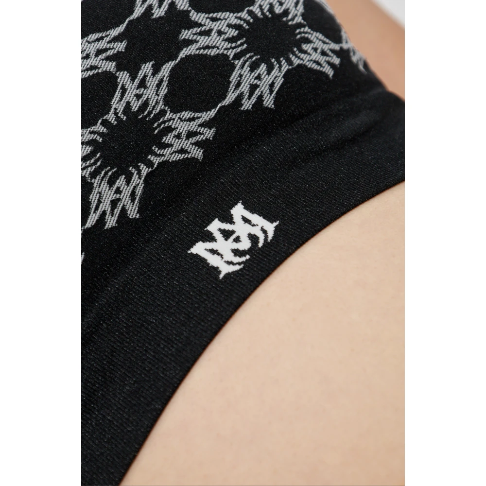 Amiri Sportbeha met Monogram Black Dames