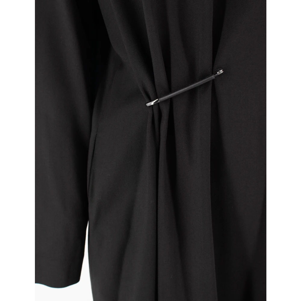 Antonelli Firenze Elegante Broche Losse Fit Jurk Black Dames