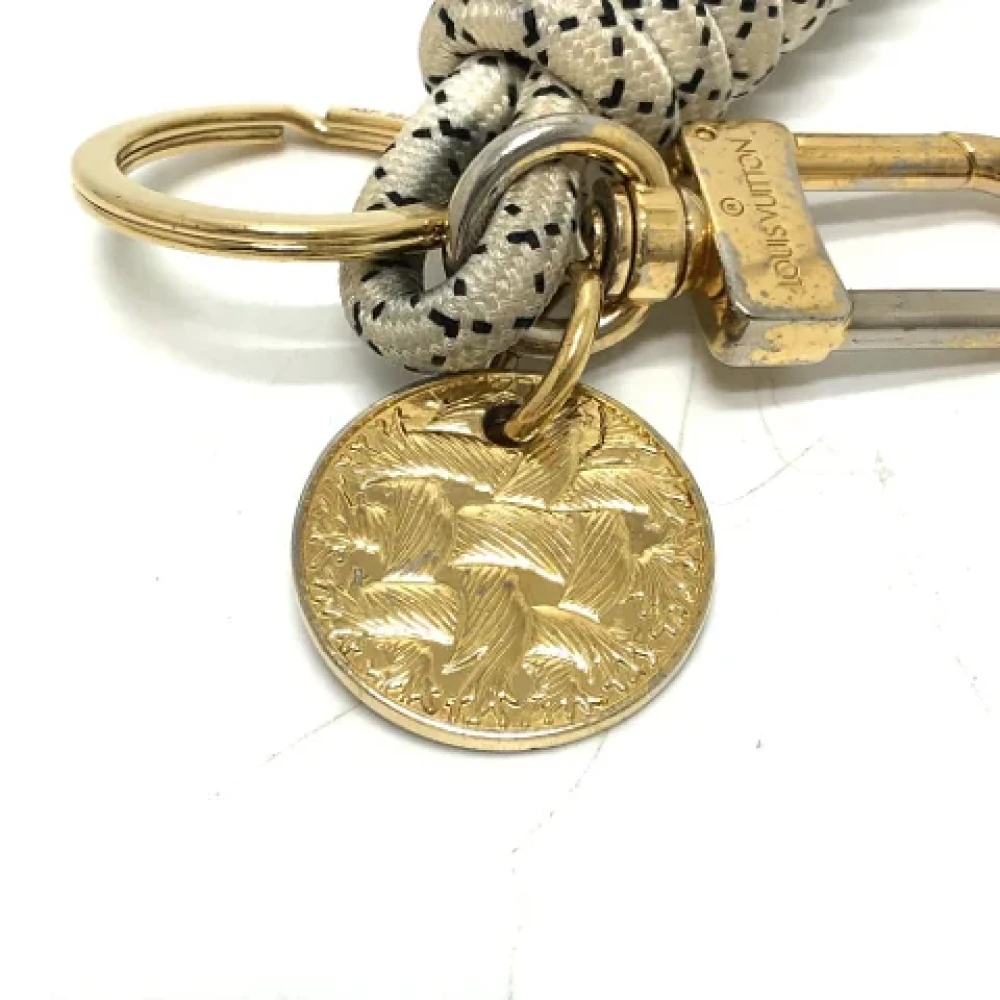 Louis Vuitton Vintage Pre-owned Fabric key-holders White Heren