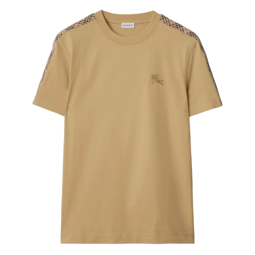 Burberry Check Polo Shirt Beige Heren