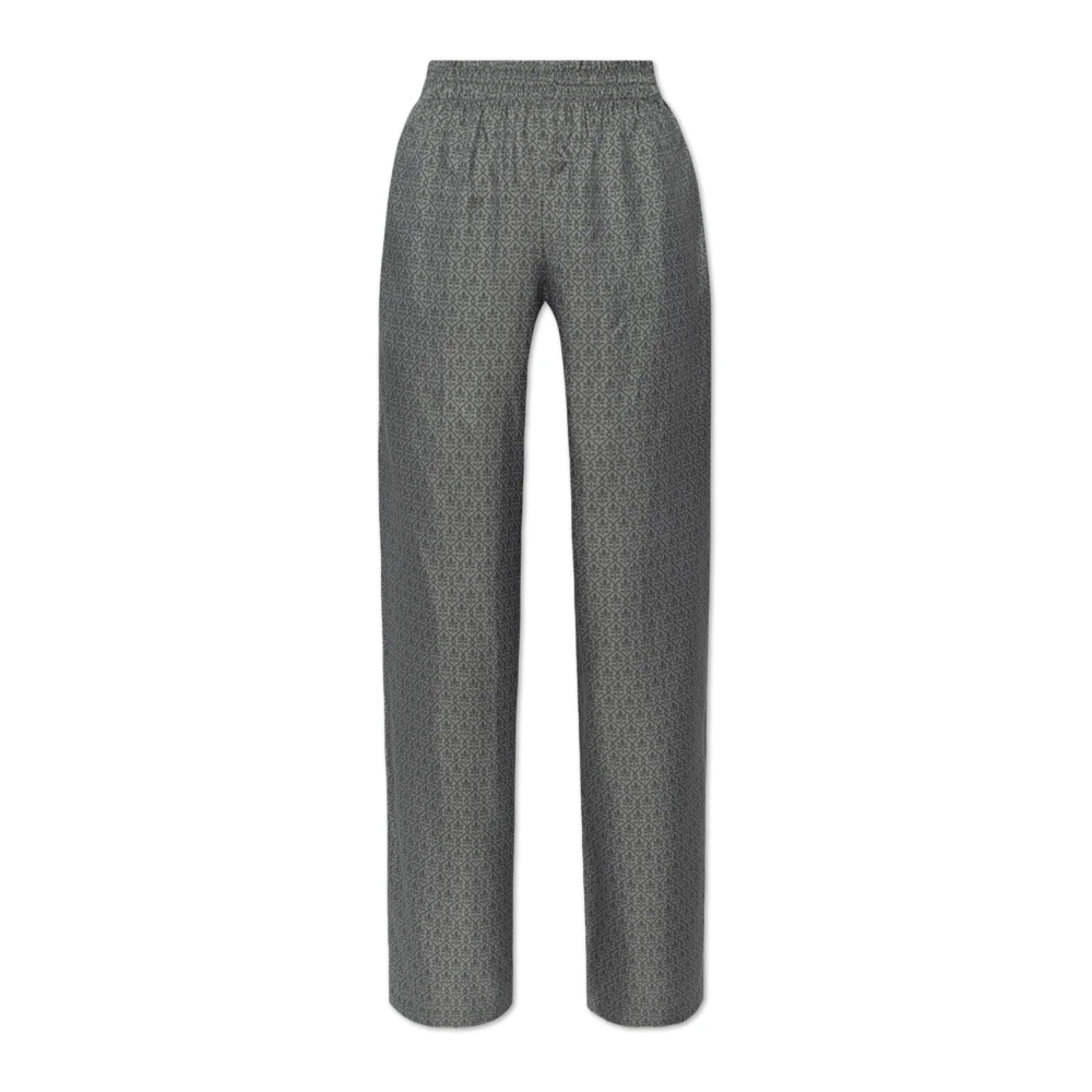 Golden Goose Gestreepte loszittende broek Gray Dames