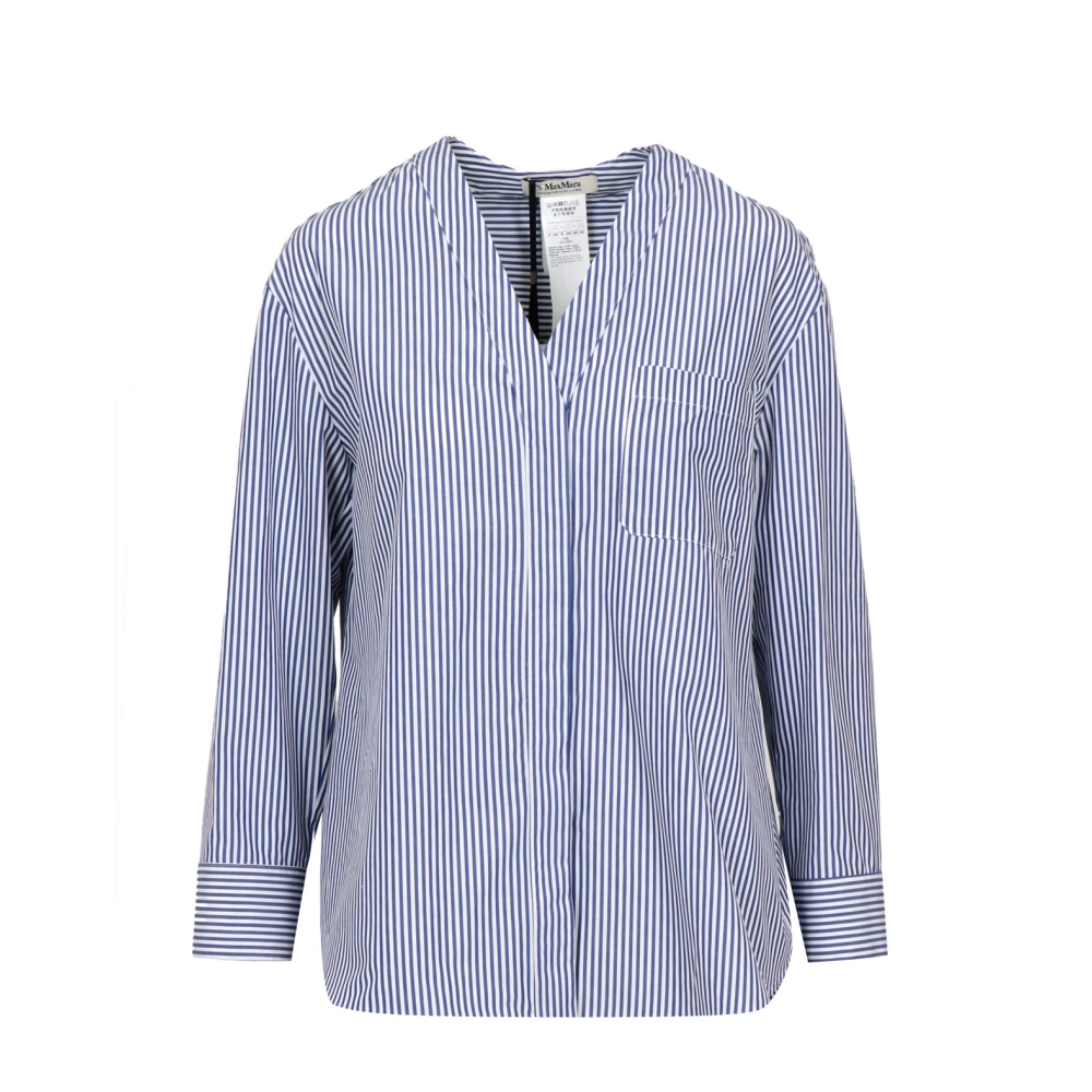 Max Mara Women's Blue Blouses, Xs, Shirts