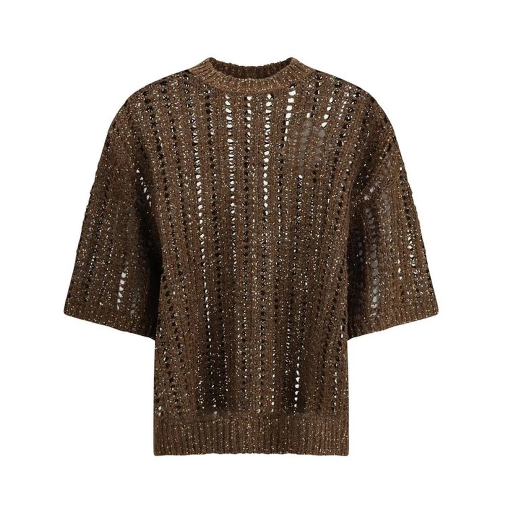 Knitwear > Round-neck Knitwear - - Brunello Cucinelli - Modalova