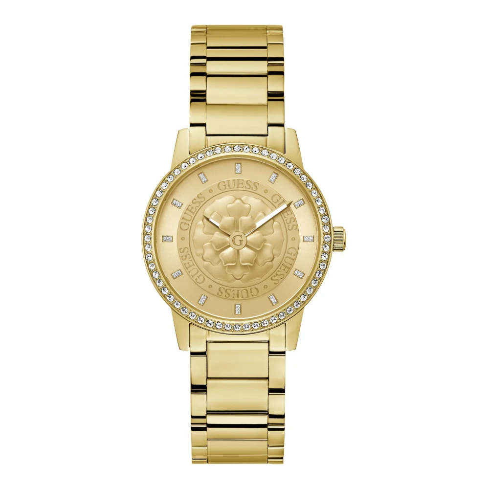 Guess Women's Gold Bracelet Watch Petal Gw0747l2