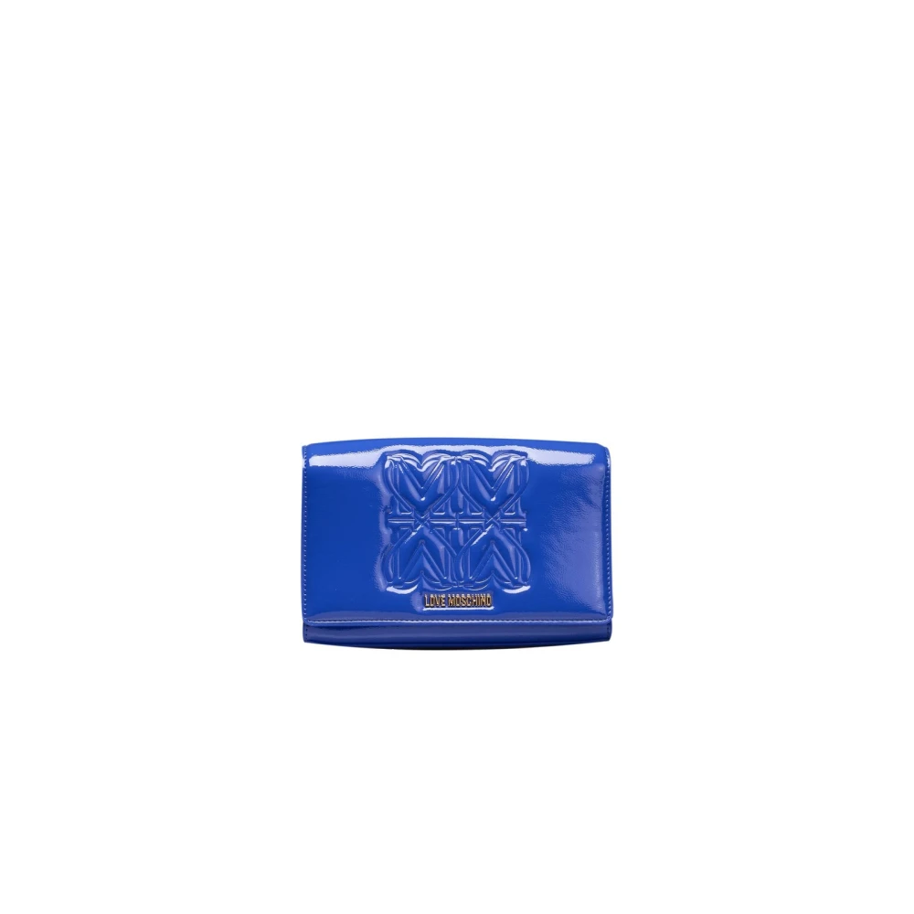 Love Moschino Crossbody tassen met kettingsluiting Blue Dames