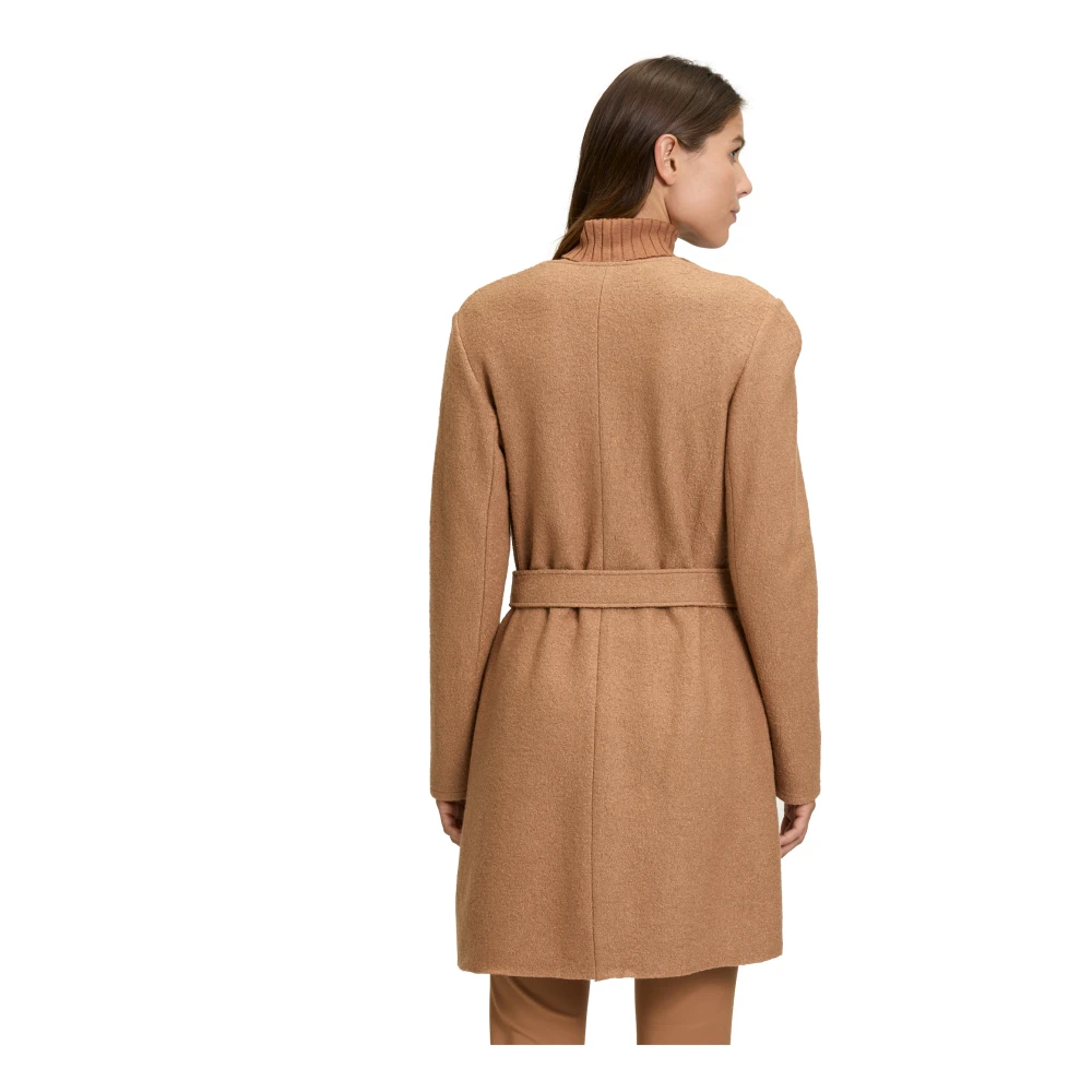Betty Barclay Casual wollen jas Brown Dames
