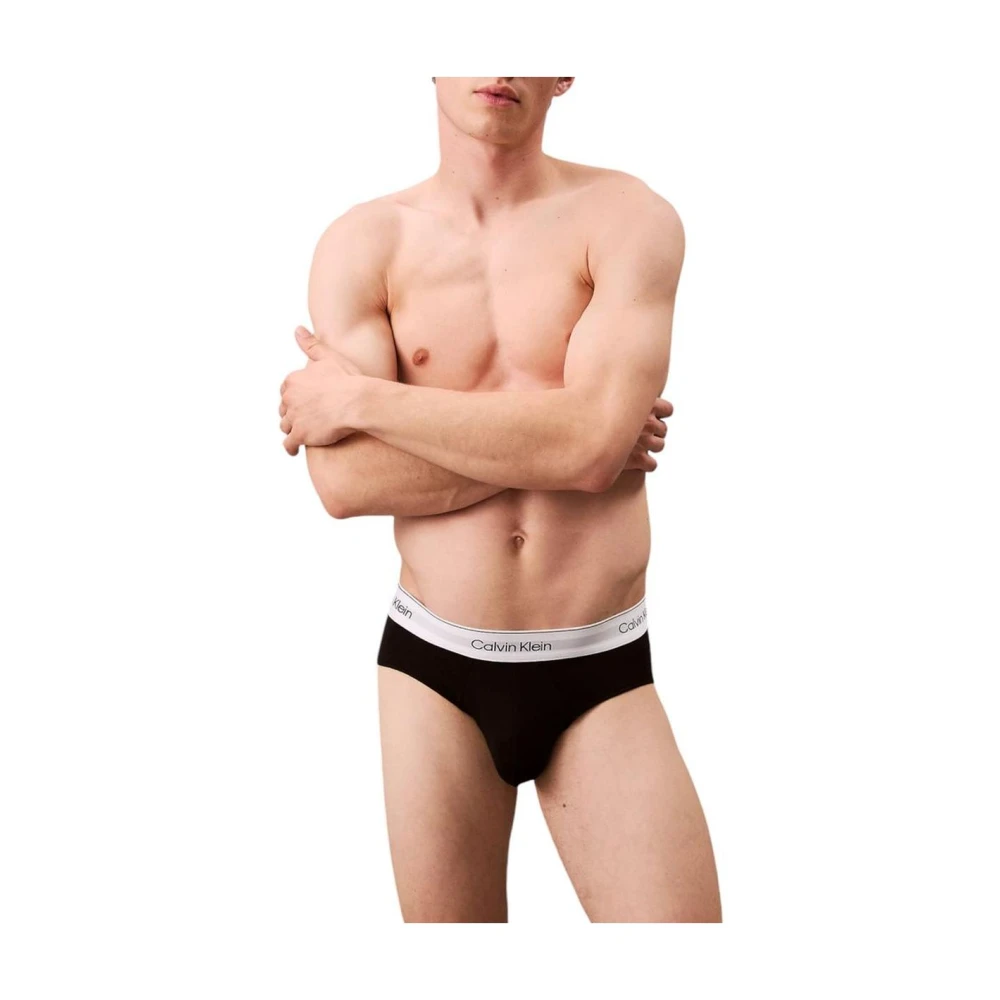 Calvin Klein Klassieke Katoenen Slips Pak Black Heren