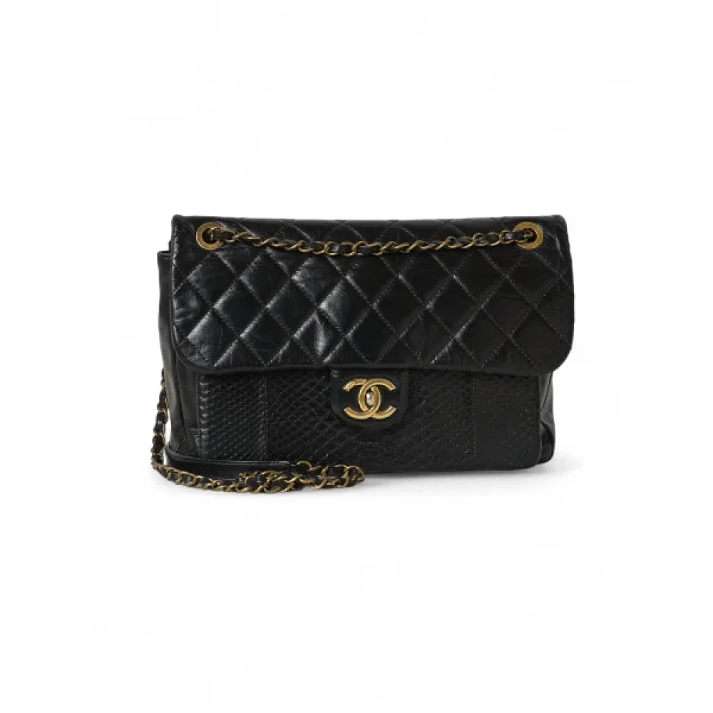 Chanel Vintage Pre-owned Leather chanel-bags Black Dames