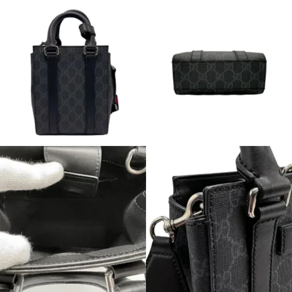 Gucci Vintage Pre-owned Plastic gucci-bags Black Dames