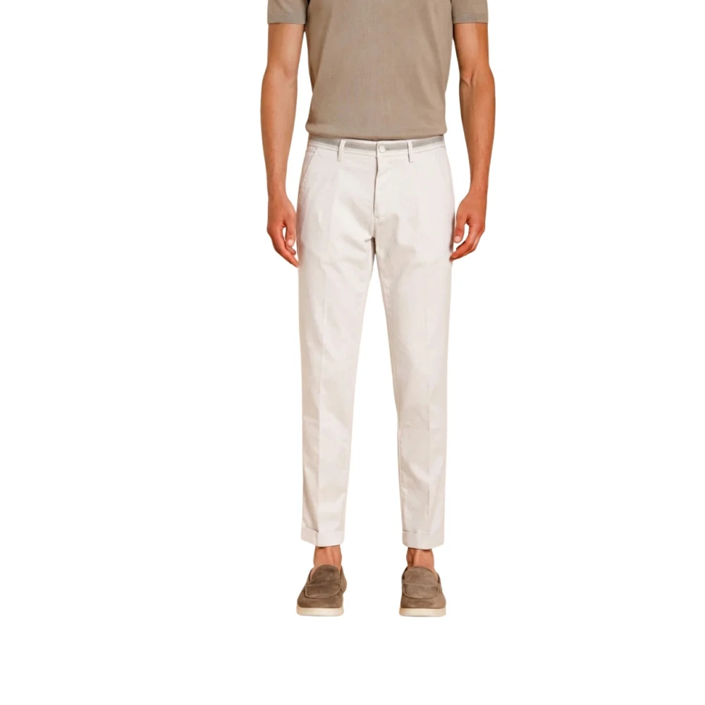 Mason's Men's White Chinos, 4XL, Torino Summer Chino Trousers