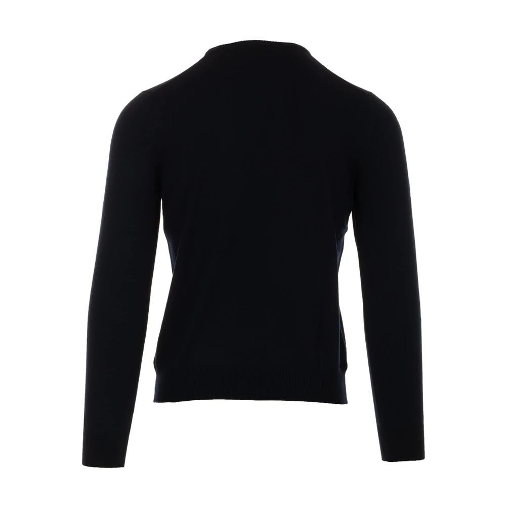Gran Sasso Blauwe Sweater Paricollo Stijl Blue Heren