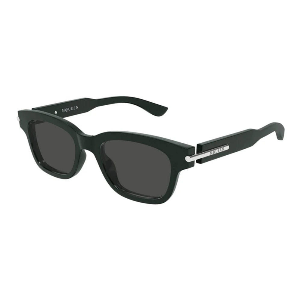 Alexander Mcqueen Unisex Green Square Sunglasses - Sunglasses - 51 Mm - Accessories