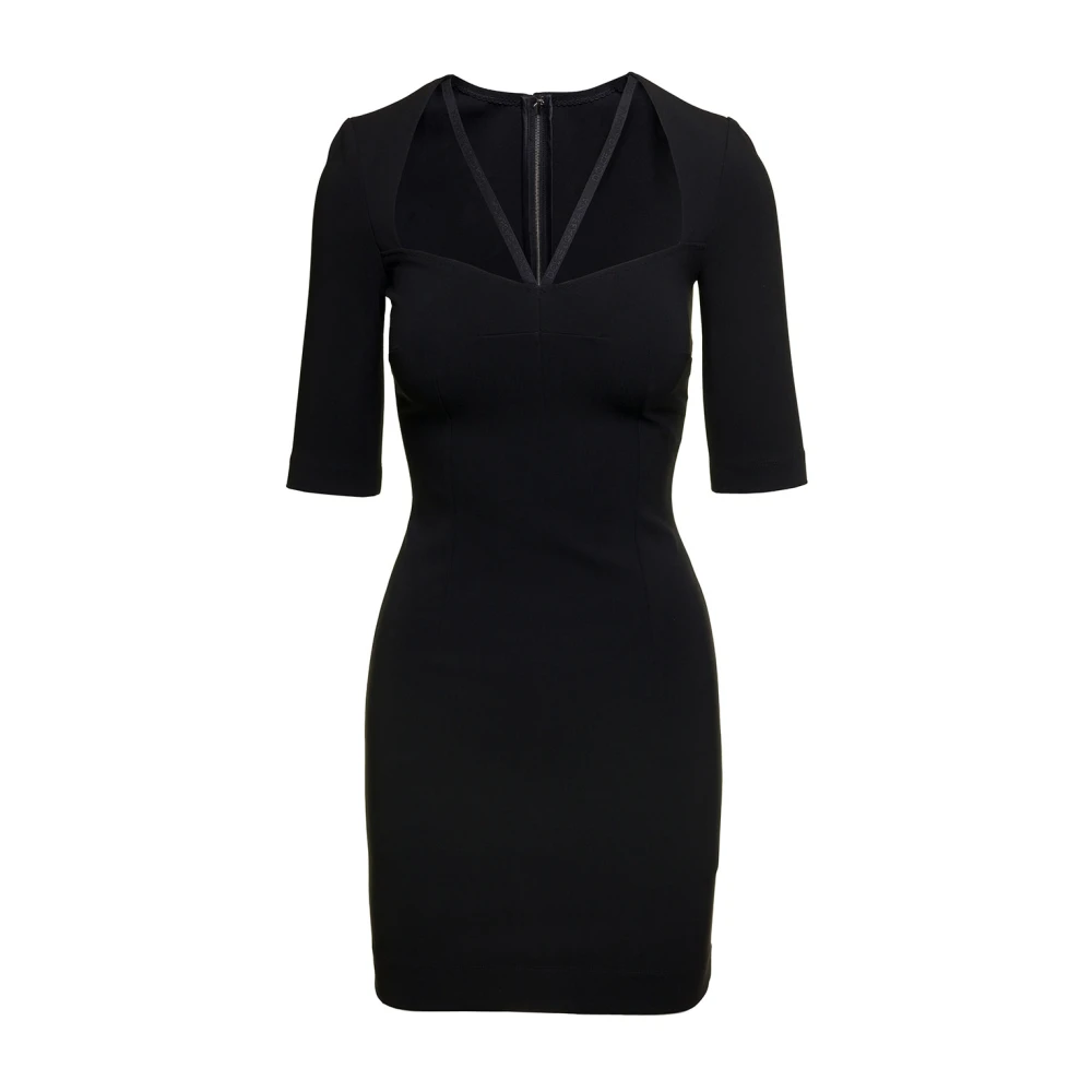 Dolce & Gabbana Damen Schwarz Kleider, K, Mgröße: