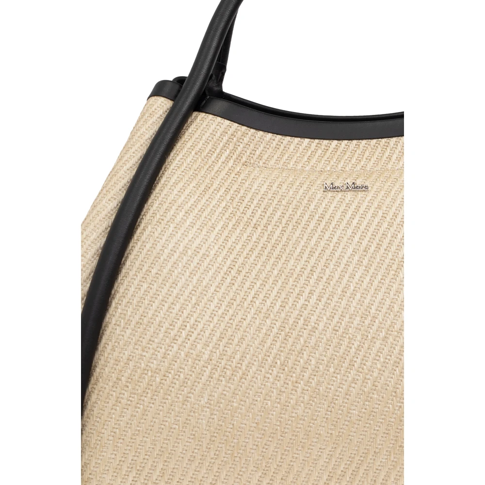 Max Mara Marine Small tote tas Beige Dames