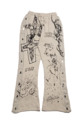 Graffiti Mirror Face Sweatpants