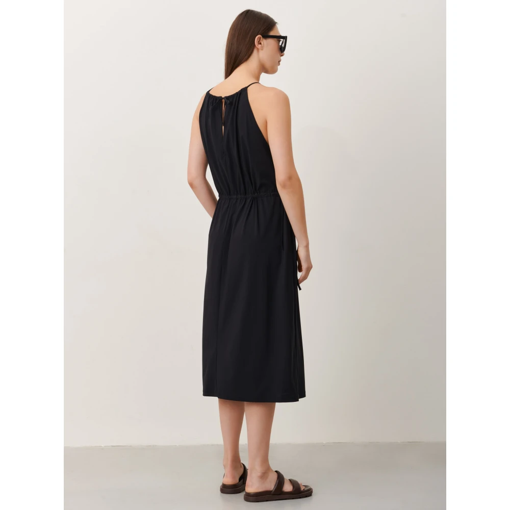 Jane Lushka Zomer Chic Victoria Jurk Zwart Black Dames