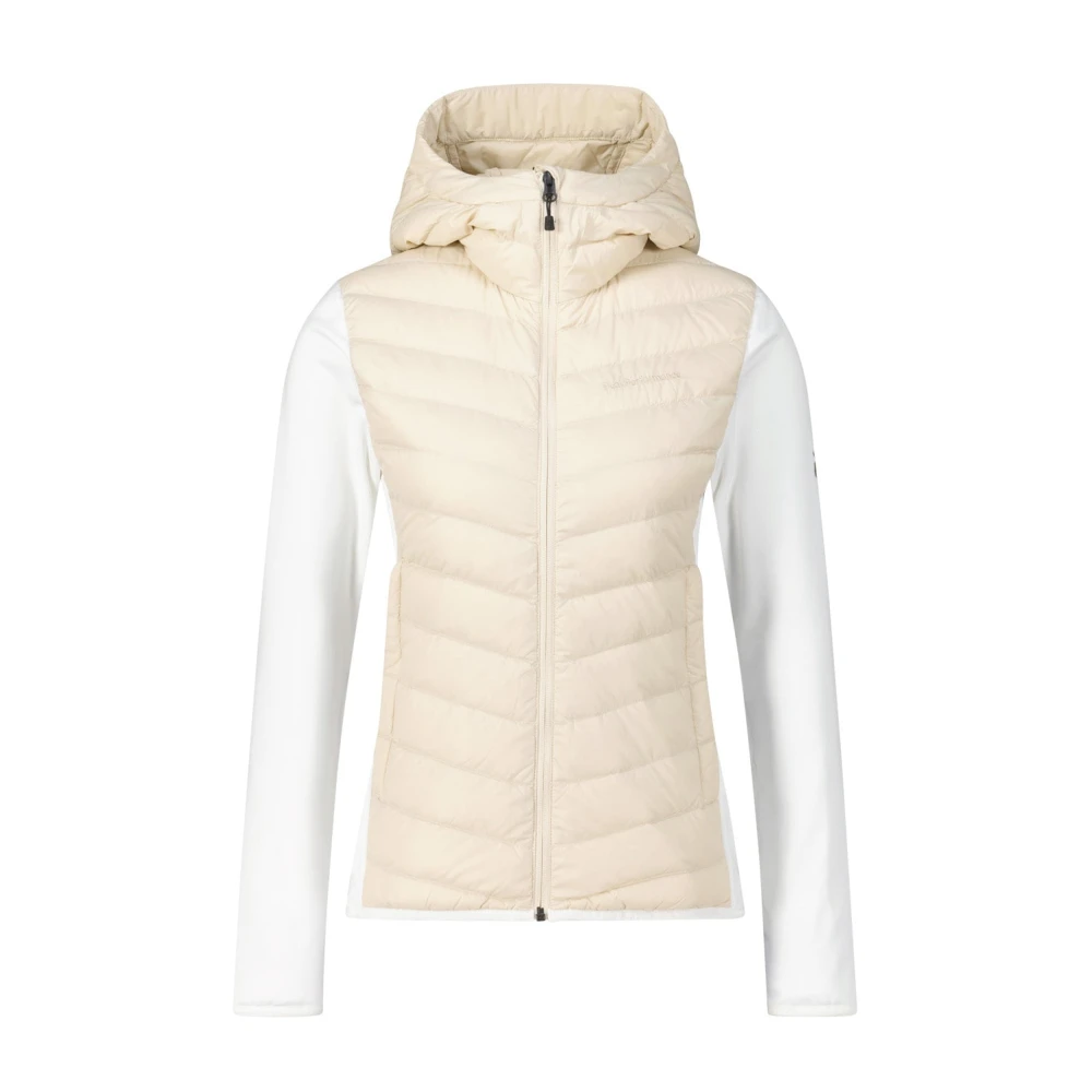 Peak Performance Sportieve donsgevulde overgangsjas Beige Dames